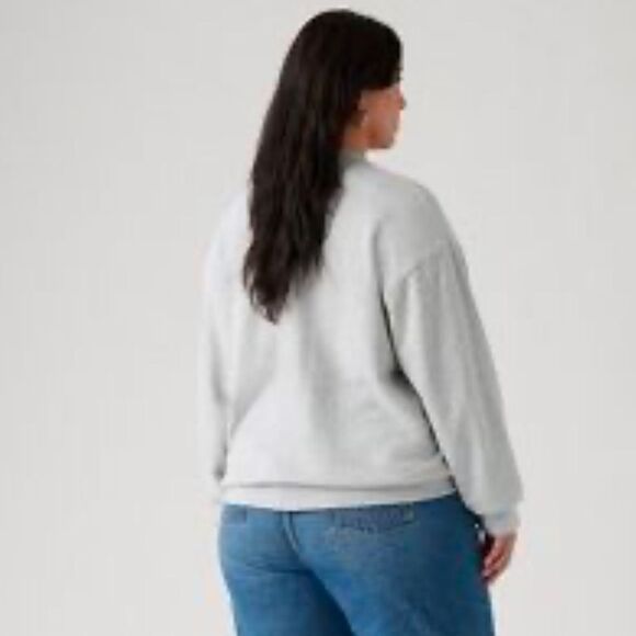 Levi’s NWT Sz 2XL light grey  logo sweatshirt - Picture 3 of 10